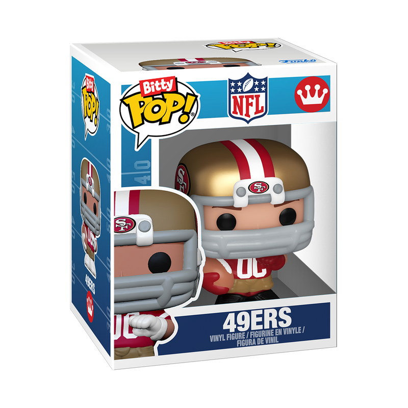 Bitty Pop! Helmet & Player 49ers, , hi-res view 3
